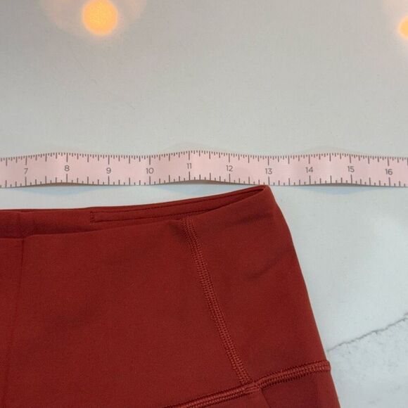 Lululemon Align High-Rise Wide-Leg Pant, Short 30”, Terra Orange, Nulu, EUC, Sz6 - Picture 5 of 8